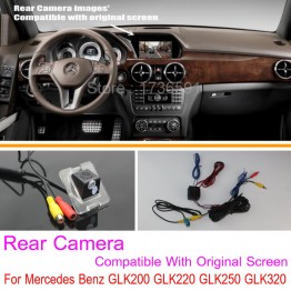 For Mercedes Benz GLK200 GLK220 GLK250 GLK320 / RCA &amp; Original Screen Compatible / Car Rear View Camera / Back Up Reverse Camera