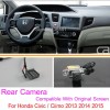 For Honda Civic / Ciimo 9th Generation 2012~2014 Original Screen Compatible / Car Rear View Back Up Reverse Camera Sets