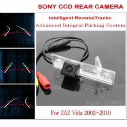 Car Intelligent Parking Tracks Camera FOR ZAZ Vida 2002~2010 / HD Back up Reverse Camera / Rear View Camera